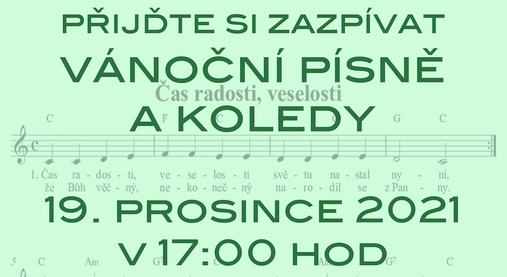 Vánoční písně a koledy 19. prosince 2021