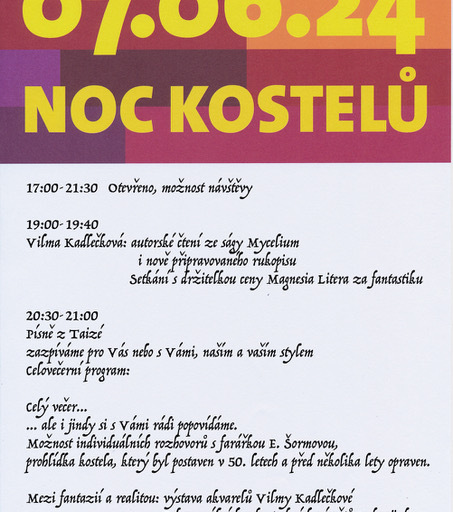 Noc kostelů 2024