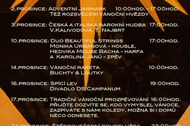 Adventní akce 2023